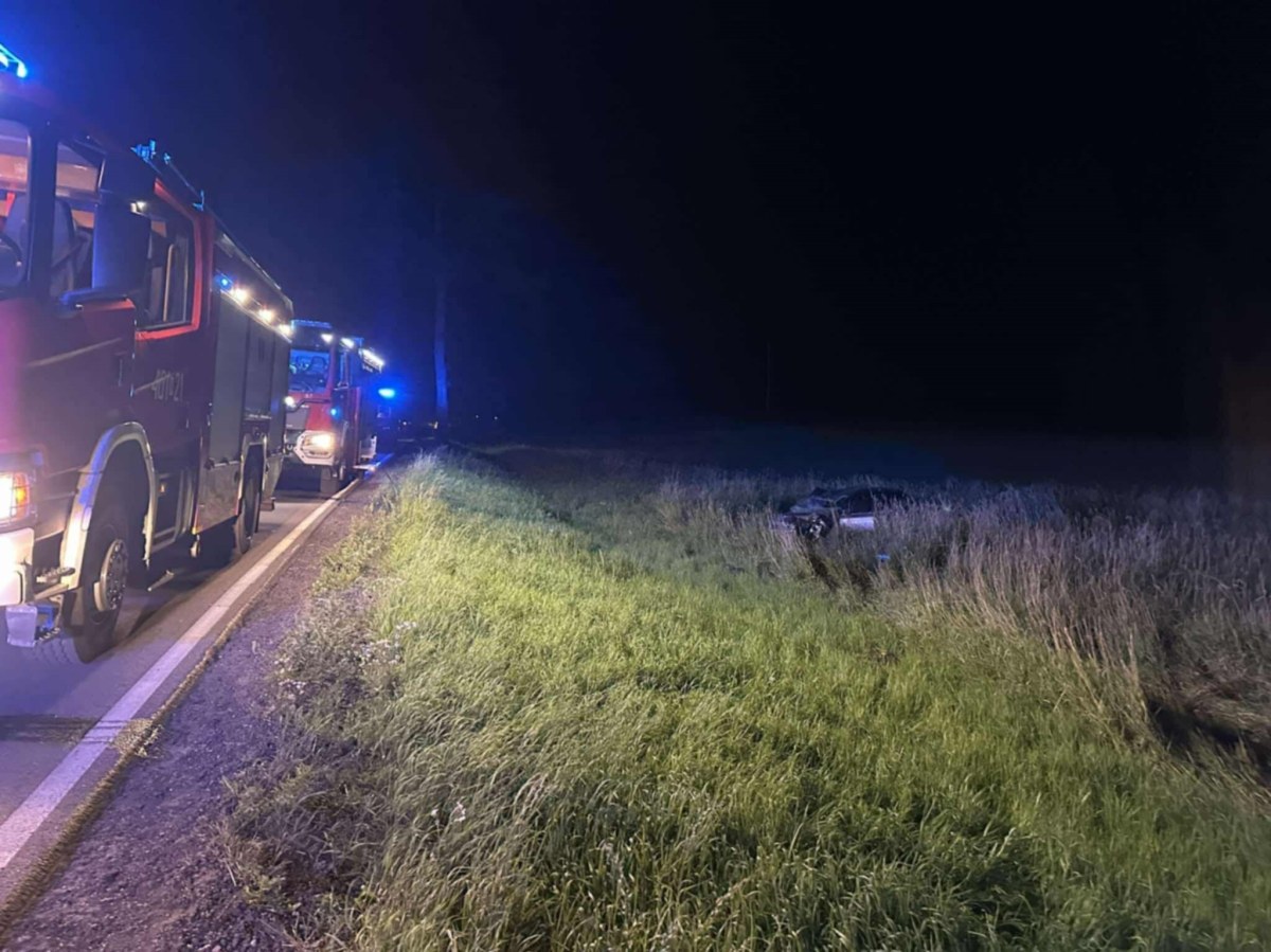 Tragiczny wypadek pod Bisztynkiem. Nie żyje mężczyzna i dziecko