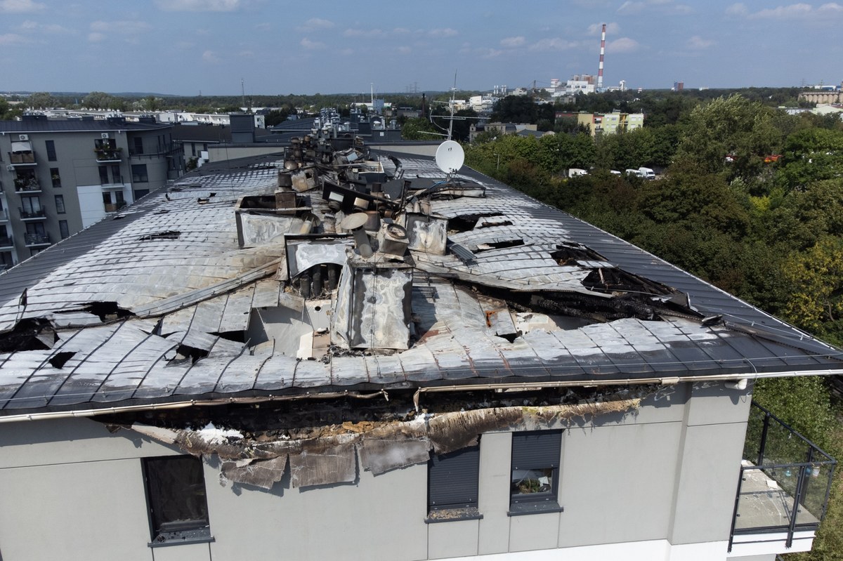 Pożar bloku w Poznaniu. Mieszkania kompletnie zniszczone