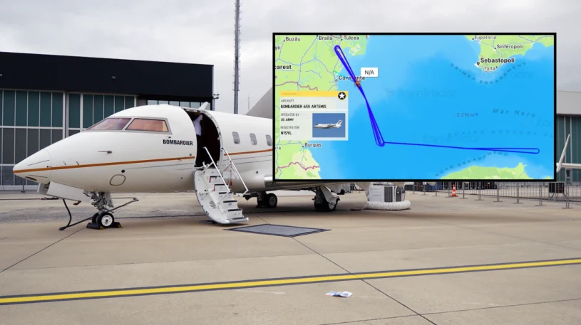 ZDA po srečanju Trump-Putin nad Črno morje poslale vohunsko letalo za nadzor nad ruskimi dejavnostmi na Krimu