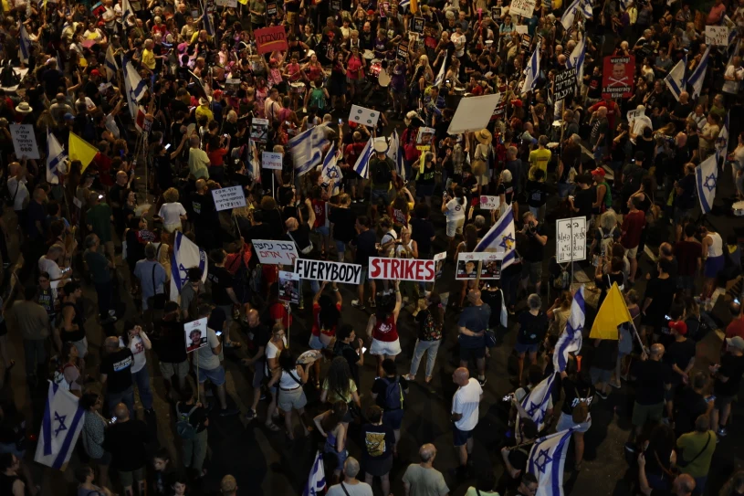 Masowe protesty w Izraelu. Setki tysięcy ludzi na ulicach