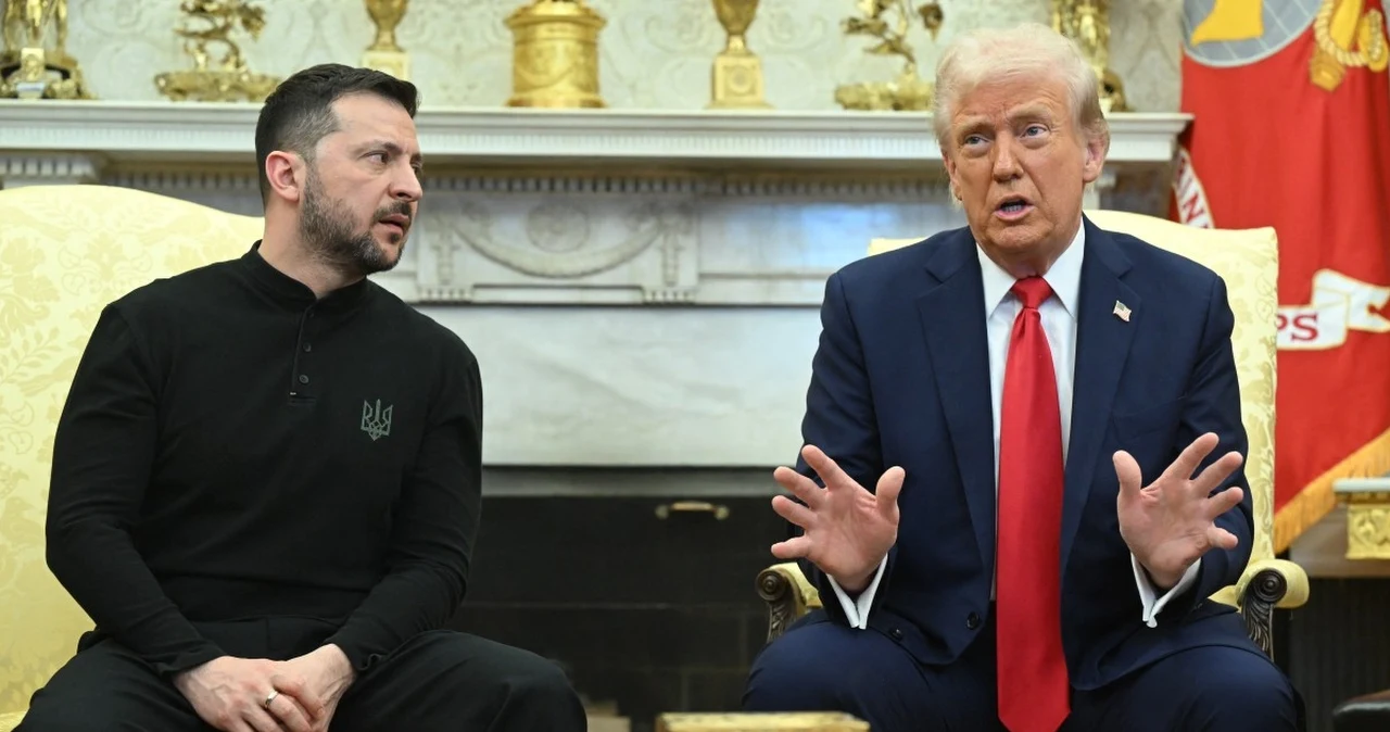 Wołodymyr Zełenski w Waszyngtonie. Spotkanie z Donaldem Trumpem i europejskimi liderami