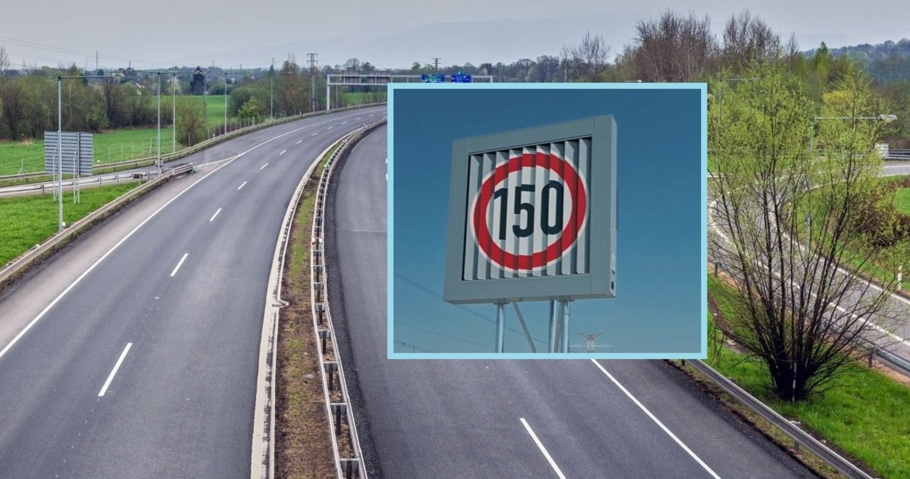 Pojedziemy 150 km/h na autostradzie. Drogowcy już montują znaki wiadomości,aktualności,Interia Pojedziemy 150 km/h na autostradzie. Drogowcy już montują znaki