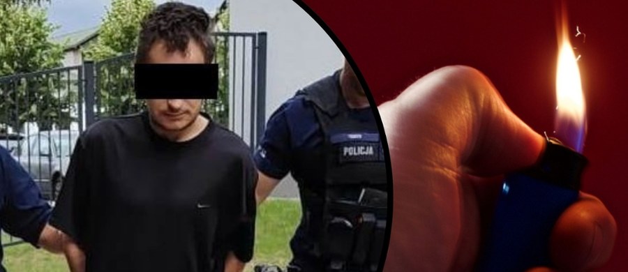 Dożywotnie więzienie grozi zatrzymanemu przez policję 33-latkowi z gminy Obsza na Lubelszczyźnie. Mężczyzna w nocy podpalił łóżko, na którym spał jego ojciec. W ten sposób naraził na niebezpieczeństwo zdrowie i życie również innych mieszkańców domu - w tym dwójki małych dzieci. 