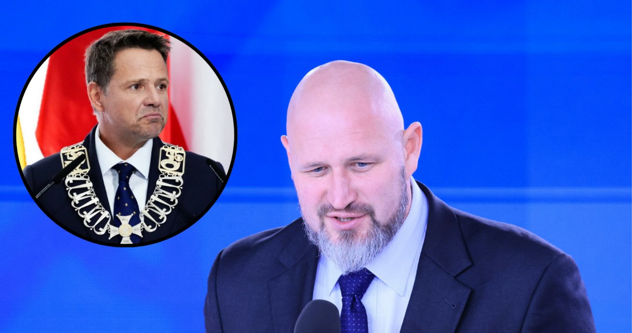 wiadomości,aktualności,Interia Tomasz Majewski uderza w Trzaskowskiego, nie gryzł się w język. 