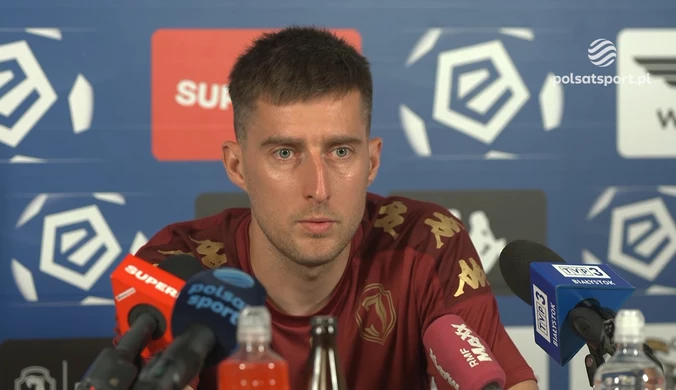 Romanczuk na konferencji przed meczem Jagiellonii: Zdajemy sobie sprawę, jak ważny jest ten dwumecz. WIDEO