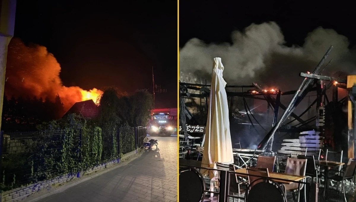 W nocy w Helu doszło do dużego pożaru - ogień objął restaurację, remizę OSP Hel i budynek gospodarczy sąsiedniej parafii. Dwóch strażaków zostało poszkodowanych - poinformował reporter RMF FM Stanisław Pawłowski.