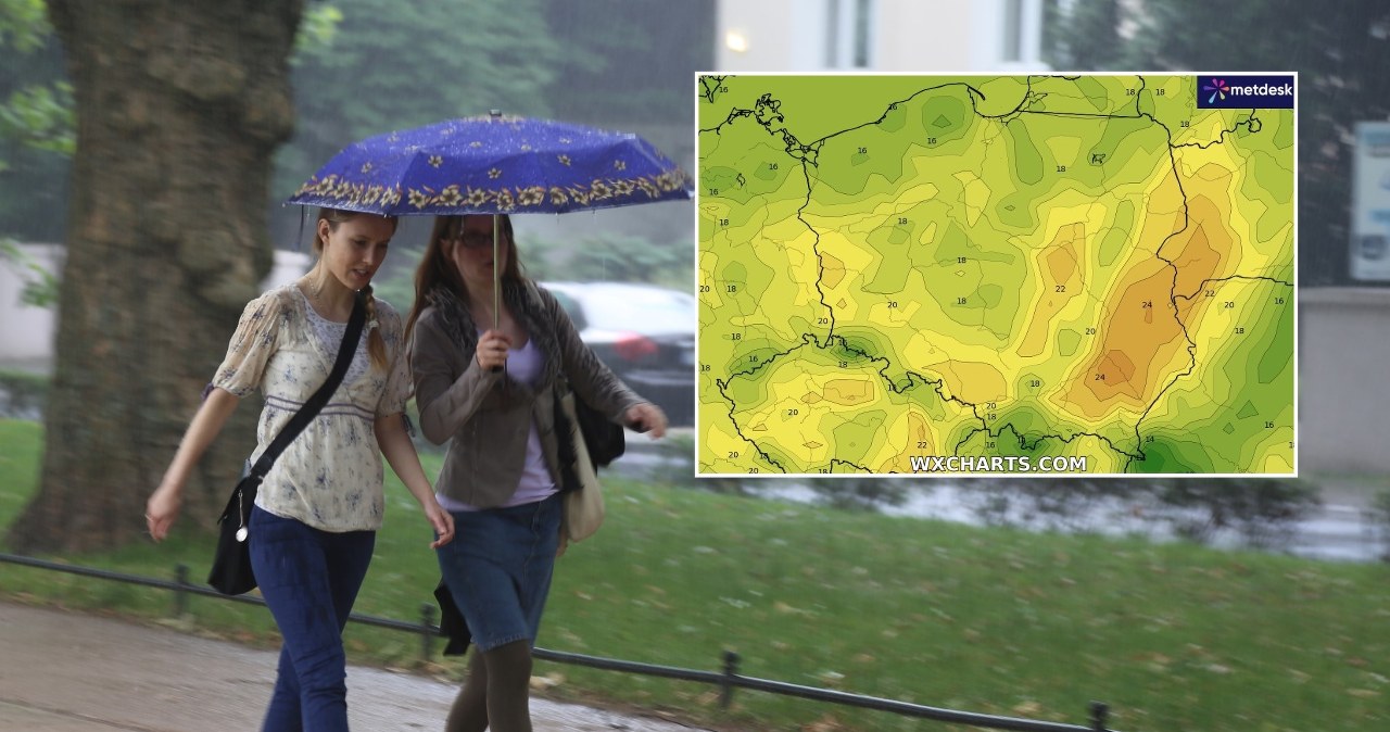 Pogoda nie będzie wakacyjna. Robi się chłodno, a miejscami deszczowo