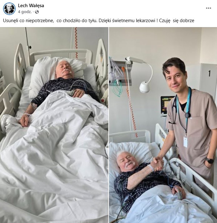 /Facebook/Lech Wałęsa /Facebook