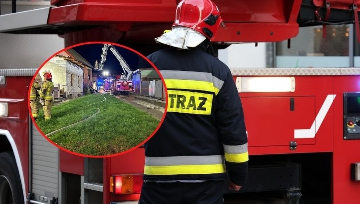 Tragiczny pożar w Gniewie. Nie żyje kobieta i jej 11-miesięczne dziecko