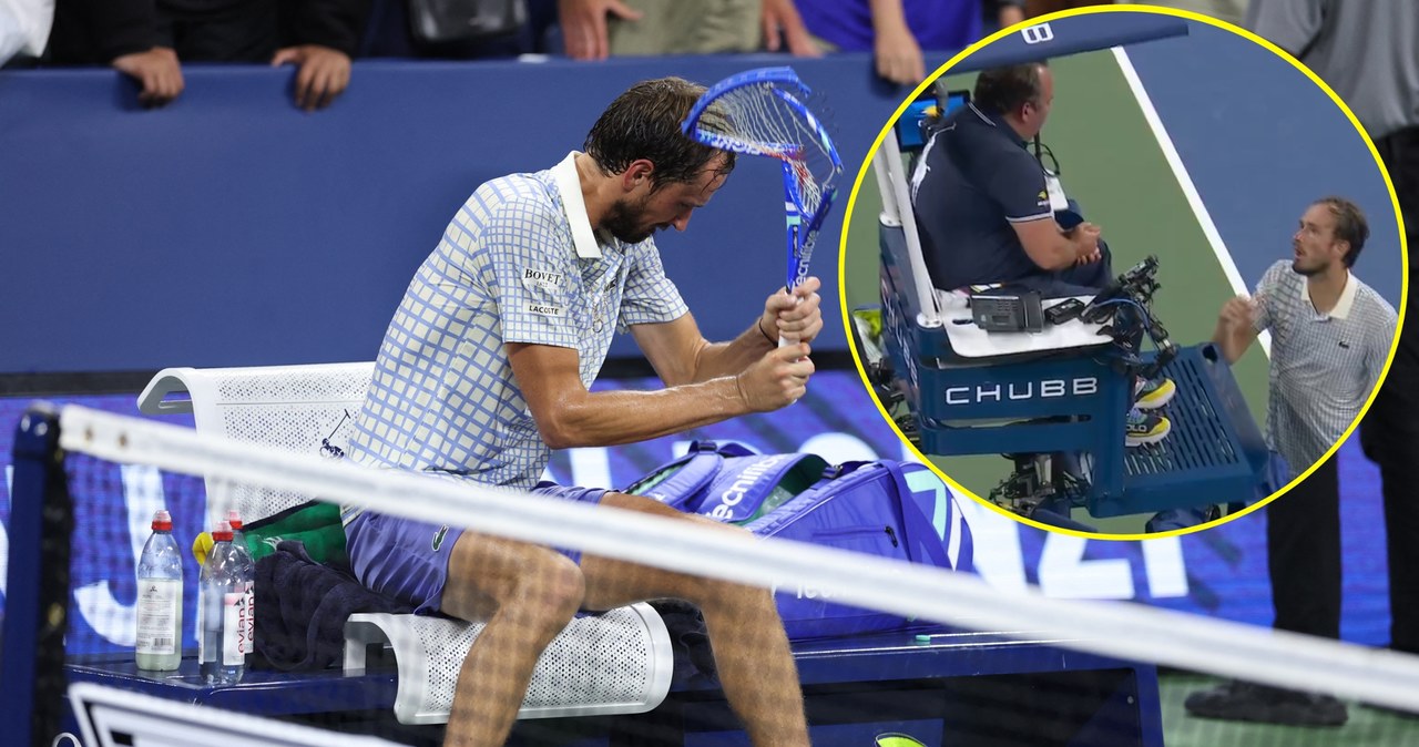 Kuriozum na US Open, piłka meczowa i nagła przerwa. Rosjanin wpadł w furię wiadomości,aktualności,Interia Kuriozum na US Open, piłka meczowa i nagła przerwa. Rosjanin wpadł w furię