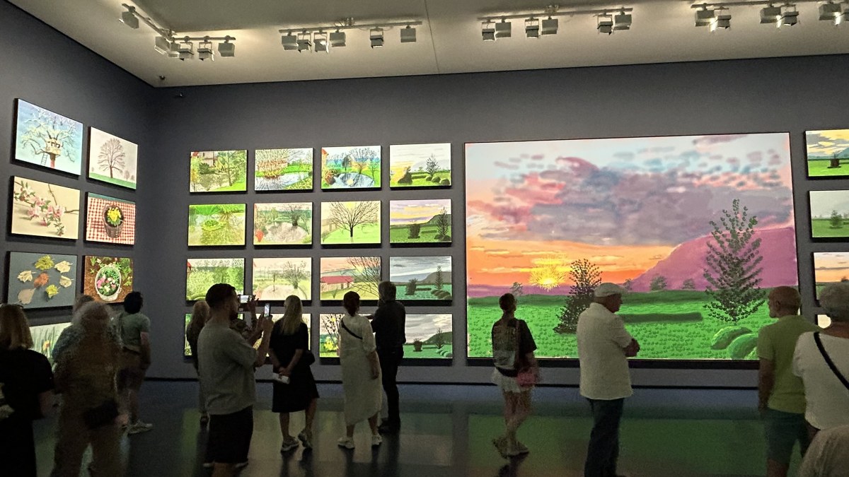 Gigantyczna wystawa Hockneya w Paryżu przyciąga tłumy