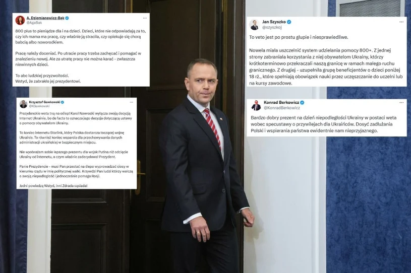 Politycy komentują decyzję prezydenta. "Zabrakło przyzwoitości"
