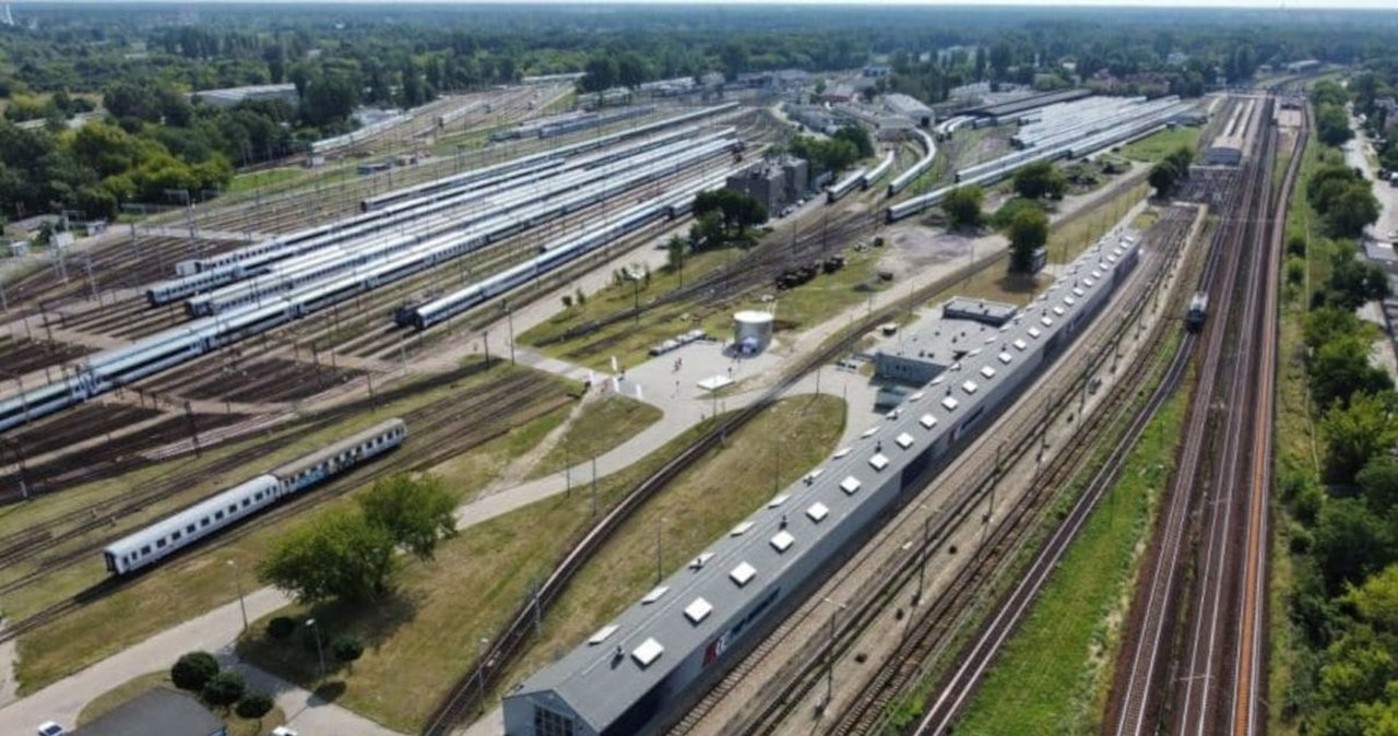 Największy taki kompleks kolejowy w Europie. Jest w Polsce