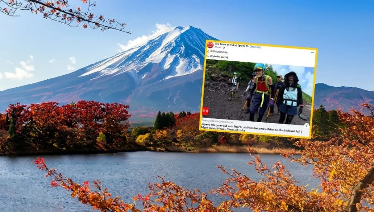 O osiągnięciu 102-latka z Japonii piszą media z różnych stron świata. Nic w tym dziwnego, bo Kokichi Akuzawa dokonał rzeczy godnej podziwu. Senior zdobył słynną górę Fudżi (3776 m n.p.m.).