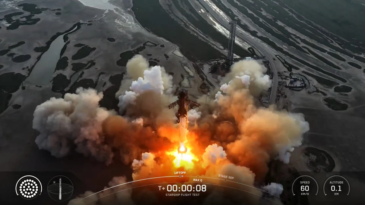 Gigantyczna rakieta Starship, rozwijana przez SpaceX Elona Muska z myślą o przyszłych misjach na Księżyc i Marsa, w końcu zaliczyła udany lot testowy. Jednostka zgodnie z planem wylądowała w Oceanie Indyjskim.