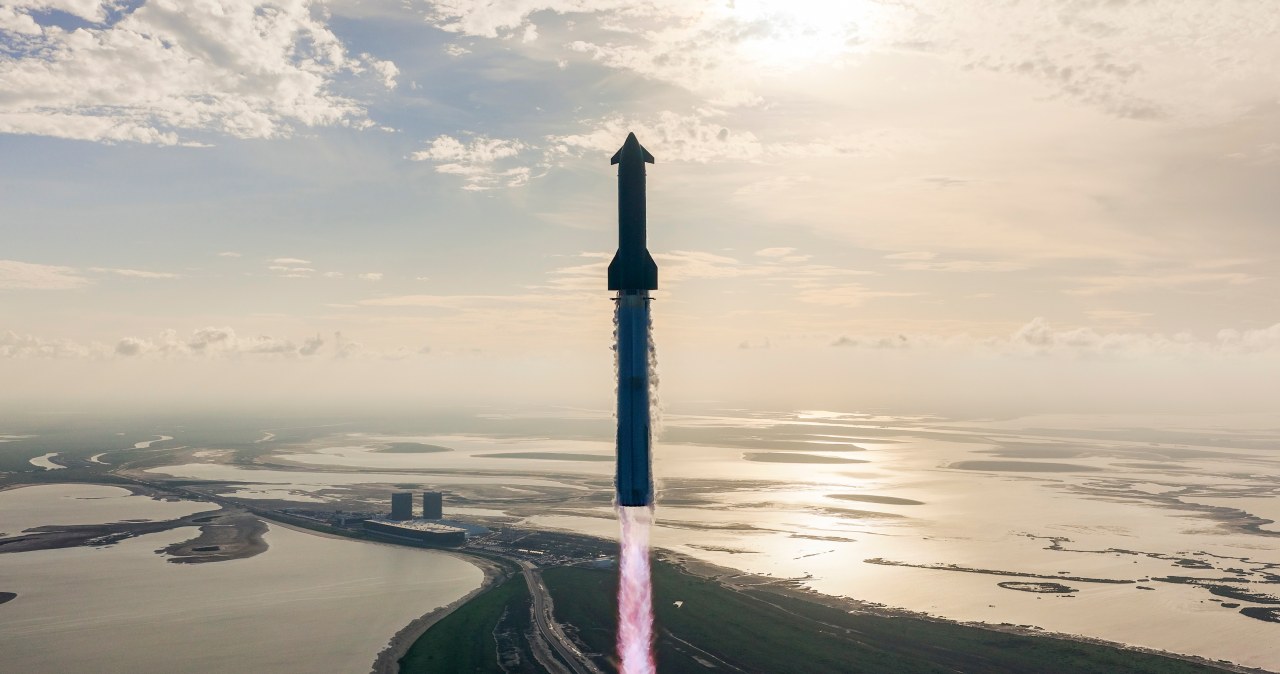 Starship ponownie poleciał. Wielki sukces rakiety SpaceX