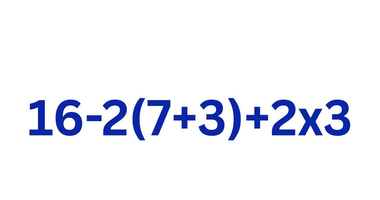 Pamiętasz kolejność wykonywania działań? jeżeli tak, podasz wynik w 20 sekund