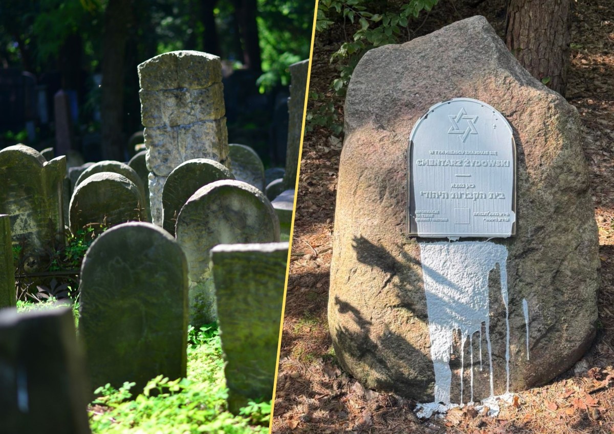Przykry widok na cmentarzu żydowskim. "Jestem wstrząśnięty"