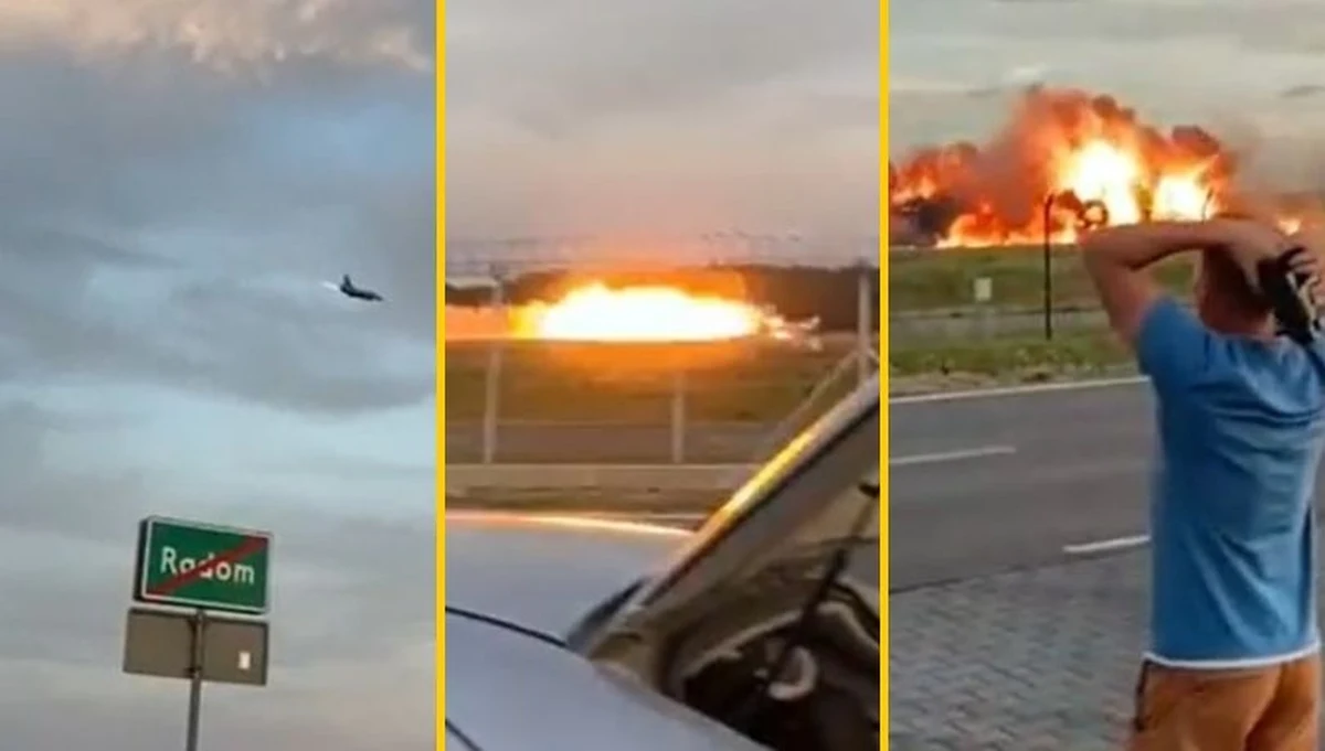 Podczas próby do pokazów Air Show w Radomiu rozbił się samolot F-16. Jak poinformował rzecznik rządu Adam Szłapka, pilot nie przeżył. Informację o zdarzeniu dostaliśmy na Gorącą Linię RMF FM.