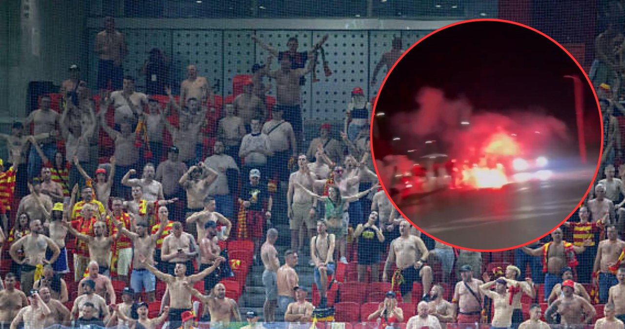 Skandaliczne sceny po meczu Jagiellonii. Albańscy kibole zaatakowali autokary polskiego klubu wiadomości,aktualności,Interia Skandaliczne sceny po meczu Jagiellonii. Albańscy kibole zaatakowali autokary polskiego klubu