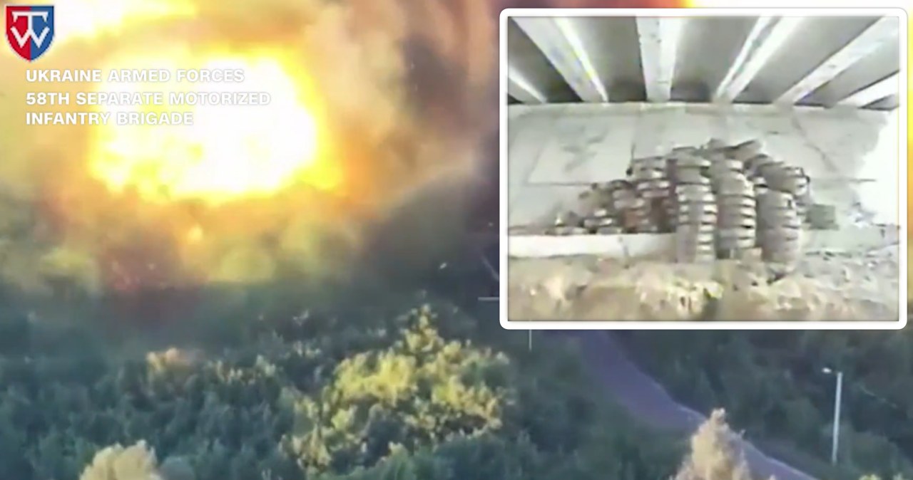 Były mosty i nie ma! Ukraina wysadziła je rosyjskimi zapasami