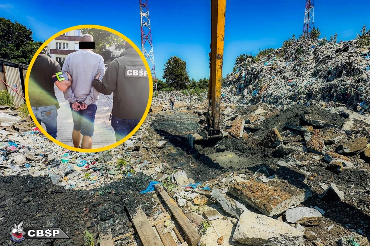 Urzędnik Starostwa Powiatowego w Inowrocławiu (woj. kujawsko-pomorskie) został zatrzymany pod zarzutem współpracy z mafią śmieciową. W ręce funkcjonariuszy Centralnego Biura Śledczego Policji wpadło 7 osób, które mają odpowiadać m.in. za udział w zorganizowanej grupie przestępczej zajmującej się nielegalnym składowaniem odpadów.