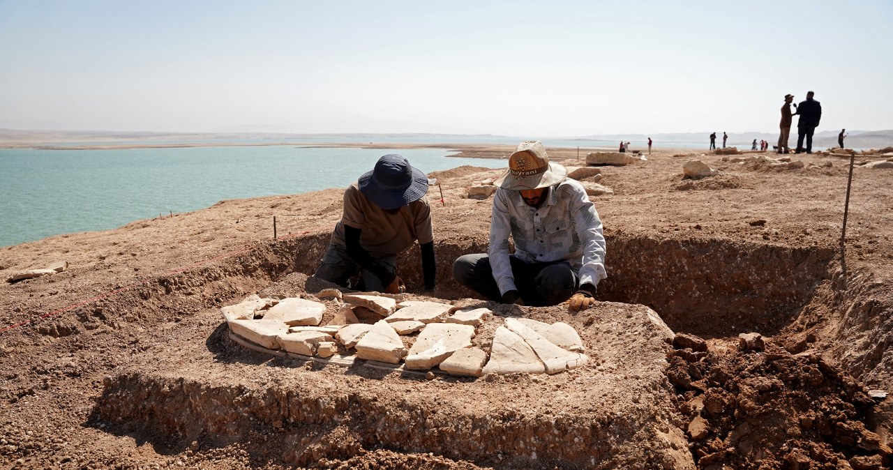 Ogromna susza w Iraku. Spadek wody odsłonił wielki skarb