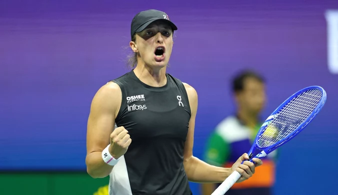 Triumf Świątek nad Amerykanką na US Open. W drugim secie zrobiło się gorąco
