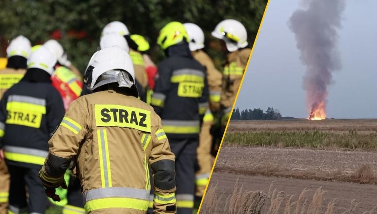 Wielki pożar odpadów pod Lublinem. Ponad 100 strażaków walczy z ogniem
