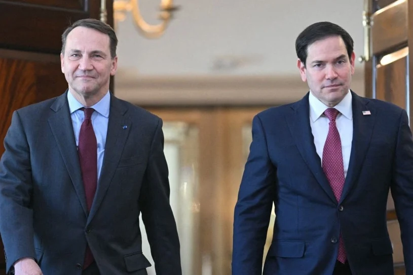 Radosław Sikorski se bo v ZDA srečal z Markom Rubiem in podelil nagrado Lecha Wałęse