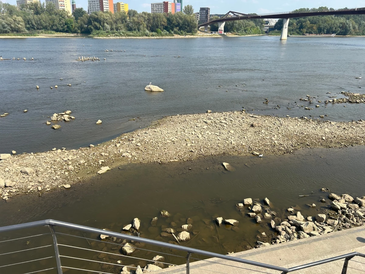 We wtorkowy poranek zanotowano najniższy w historii pomiarów stan wody na stacji hydrologicznej Warszawa-Bulwary - wyniósł on 5 cm, czyli o centymetr mniej niż w piątek 28 sierpnia. A może być jeszcze gorzej. Jak ustaliła reporterka RMF FM, stan wody w Wiśle może się obniżyć do dwóch centymetrów w ciągu najbliższej doby.