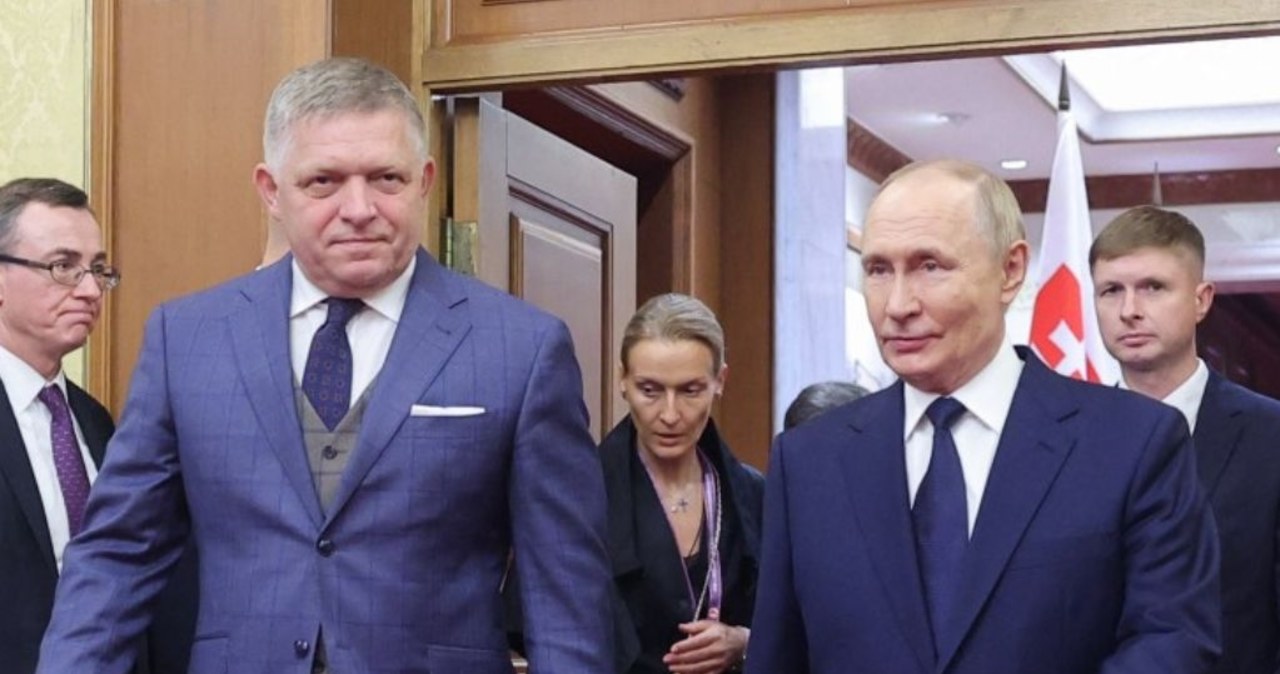 Putin wprost namawiał Ficę podczas spotkania. wiadomości,aktualności,Interia Putin wprost namawiał Ficę podczas spotkania.