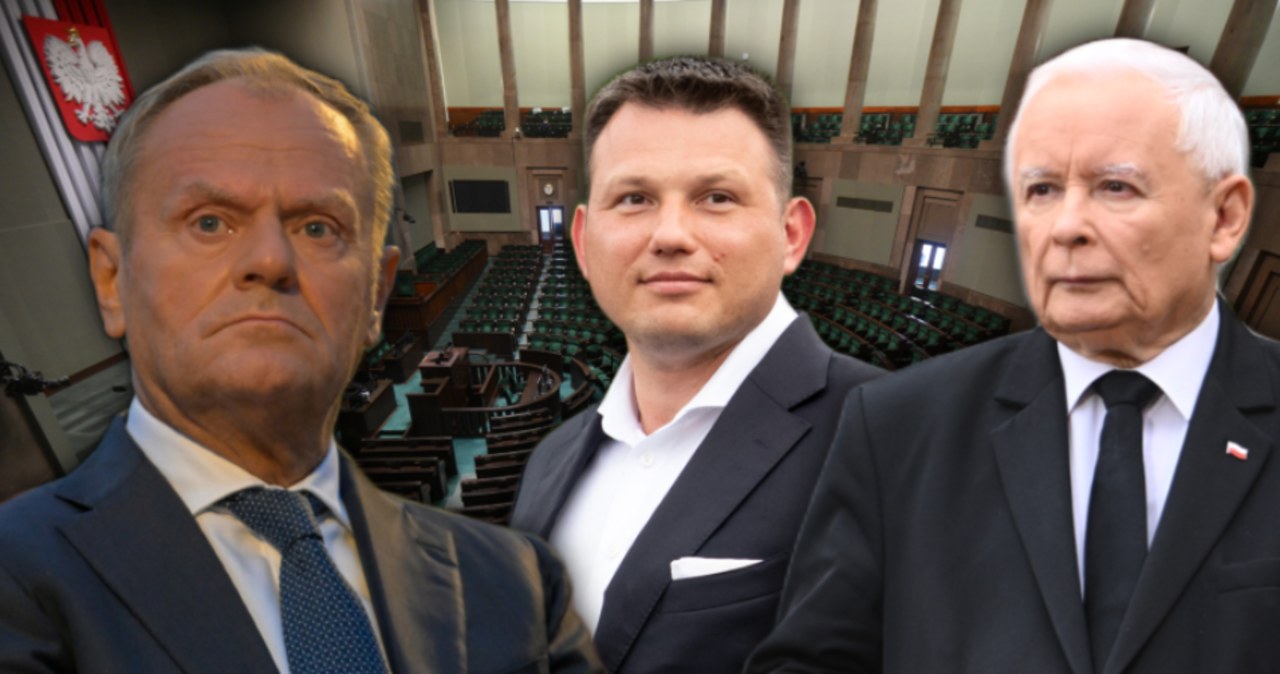 Najnowszy sondaż. Gwałtowna strata jednej partii, mijanka na podium wiadomości,aktualności,Interia Najnowszy sondaż. Gwałtowna strata jednej partii, mijanka na podium