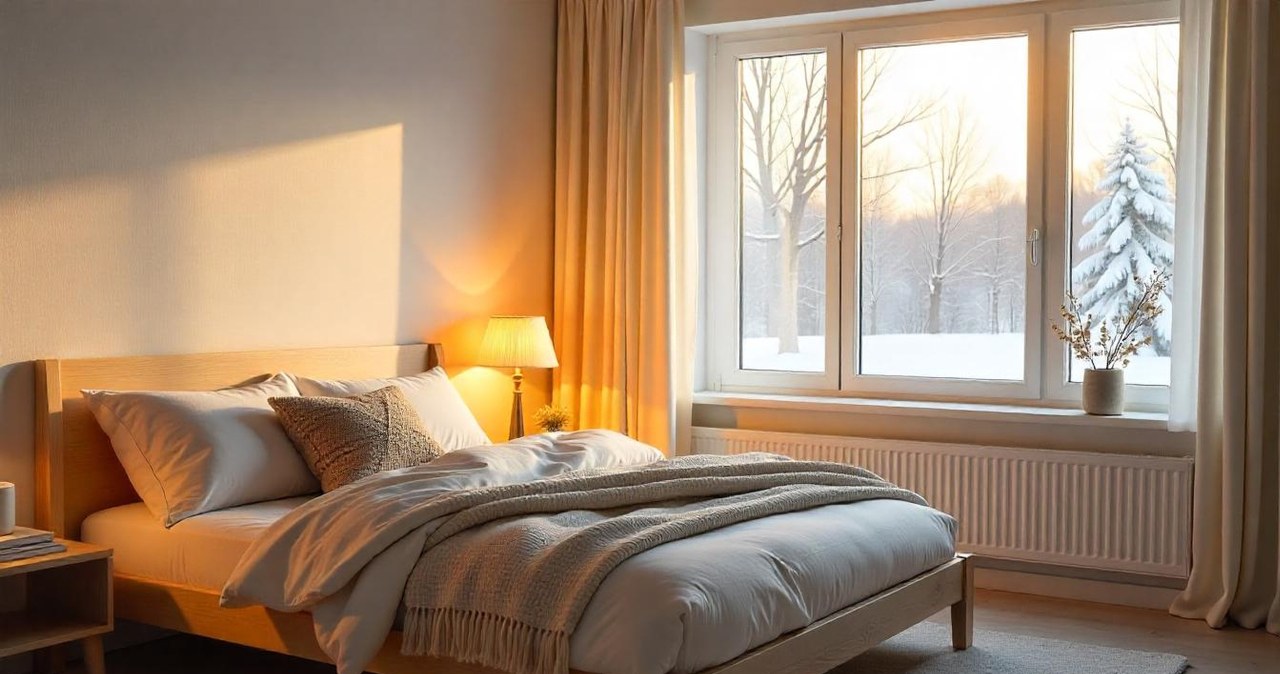 Sprytny trik na ciepłą sypialnię. Bez rozkręcania grzejników