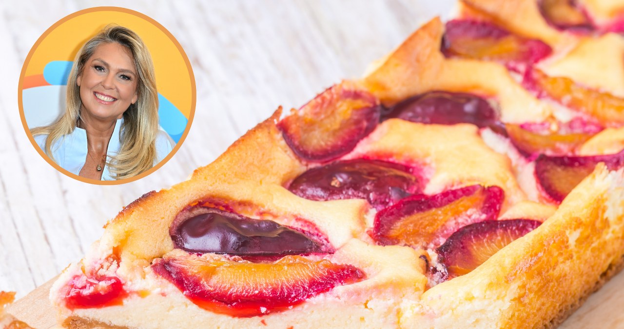 Taki sernik jesienią robi Ewa Wachowicz. Wykorzystuje sezonowe owoce