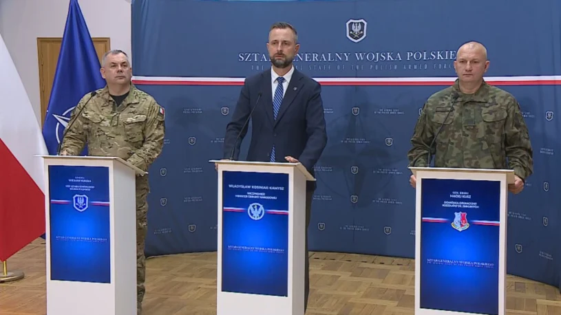 Dwukrotne naruszenie polskiej przestrzeni powietrznej. Generał potwierdza