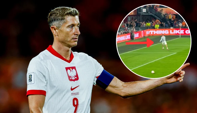 Lewandowski nagle ruszył w stronę kibiców. Sceny po meczu z Holandią