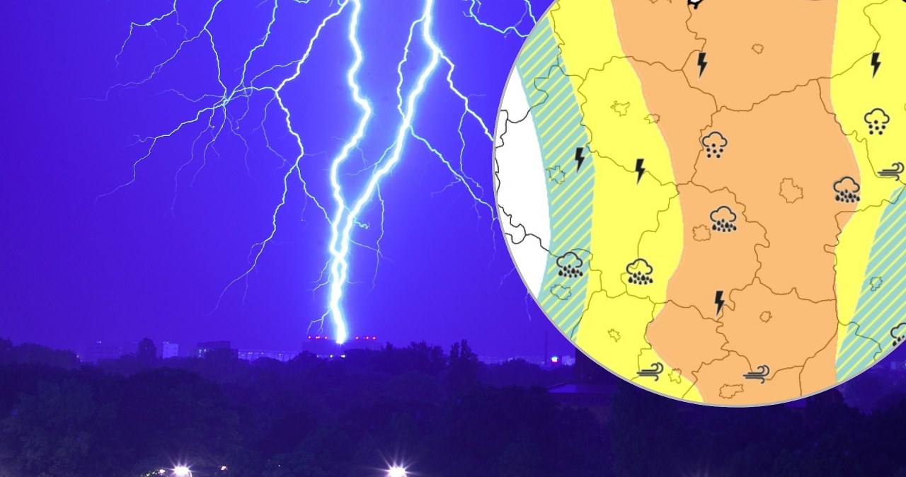 Do Polski "napływa gorąca i niestabilna masa". Gwałtowne burze po południu