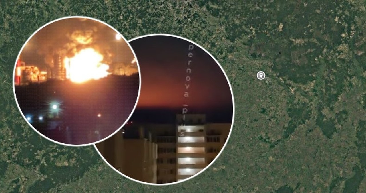 Potężny pożar w Riazaniu. Ukraińcy uderzyli w rafinerię