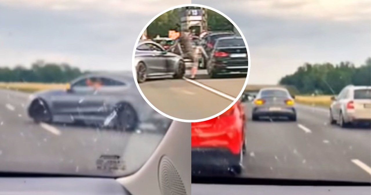 Jeździł zygzakiem po A4 i tamował ruch. Pirat z Mercedesa usłyszał zarzuty