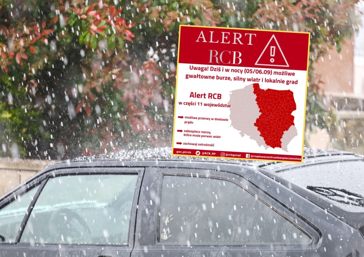 Alert RCB dla 11 województw. Nadciąga pogodowy armagedon