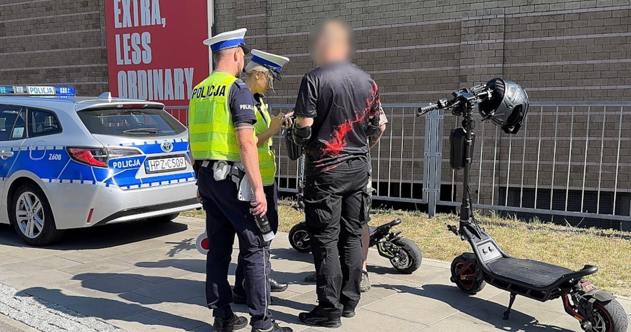 Kolejna akcja policji wymierzona w hulajnogi. Posypały się mandaty
