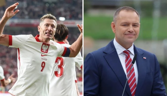 Sceny po meczu Polaków, Karol Nawrocki w roli głównej. Pojawiły się zdjęcia
