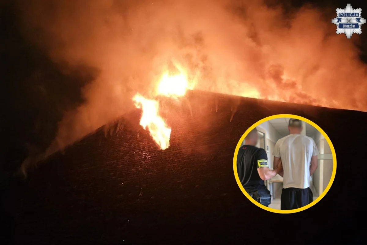 31-letni mieszkaniec Chorzowa (woj. śląskie) odpowie za podpalenie jednej z kamienic przy ulicy Hajduckiej. Mężczyzna został tymczasowo aresztowany. 