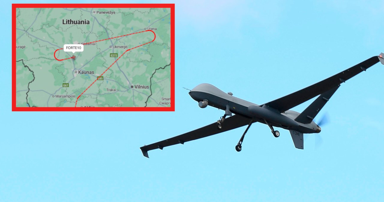 Ogromny dron pojawił się blisko przesmyku suwalskiego. NATO pokazuje siłę