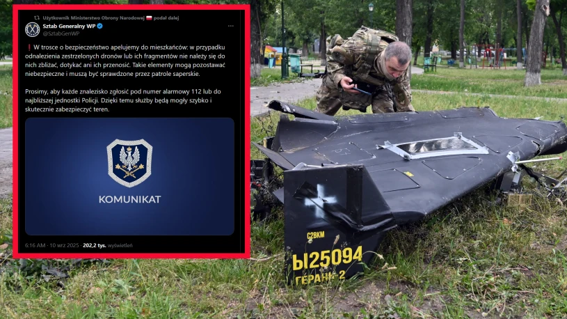 Ważny komunikat armii. Znajdziesz drona, nie zbliżaj się do niego