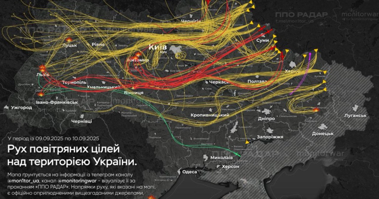Atak Rosji na Ukrainę. Kilkanaście maszyn wleciało do Polski?