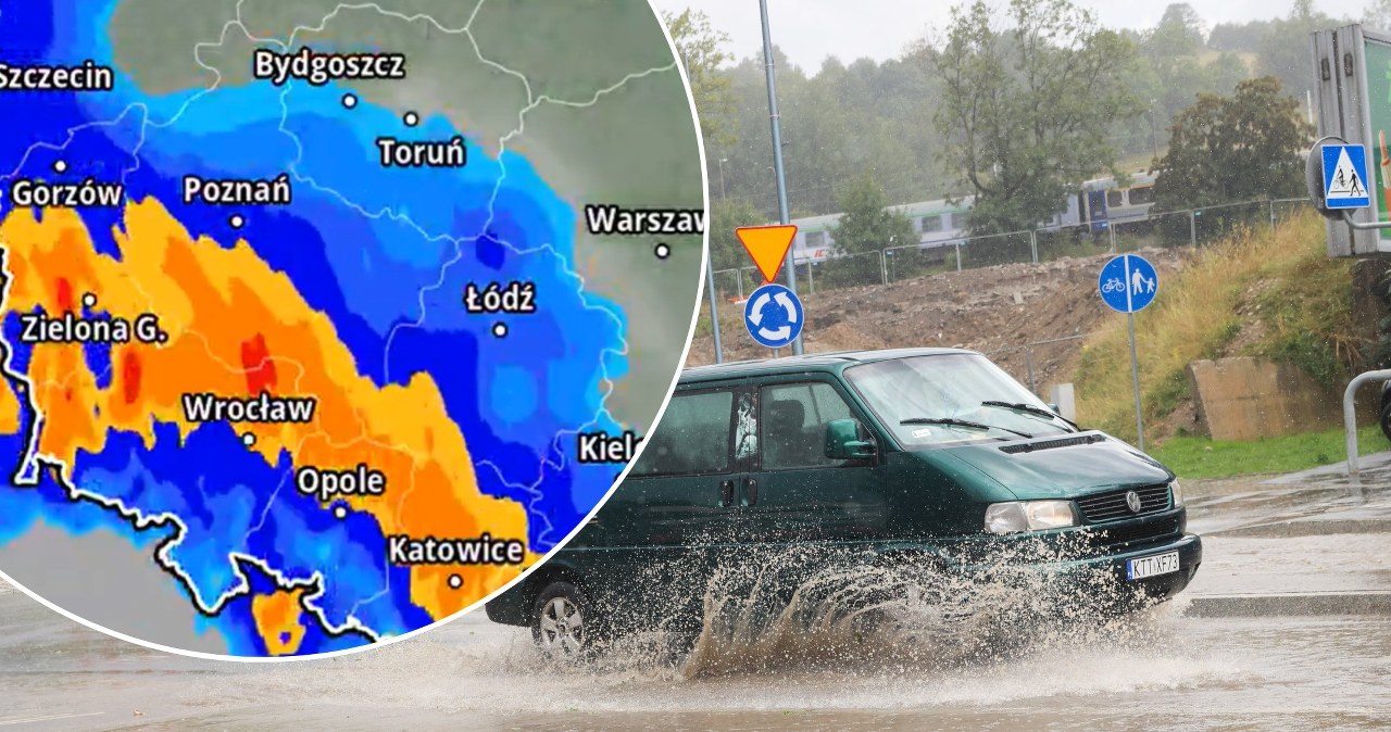 wiadomości,aktualności,Interia Ulewy ułożą się w olbrzymi wachlarz. Pogoda w kilkadziesiąt godzin rozsieje je po całym kraju