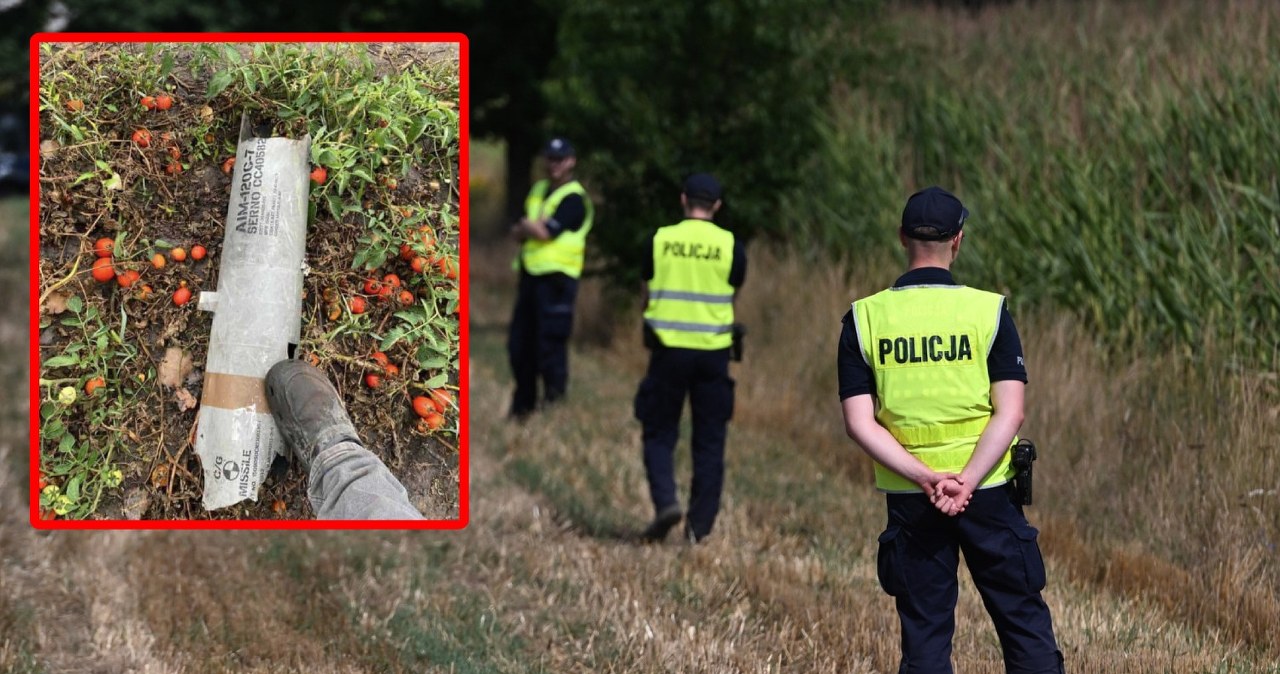 W Polsce spadły drony i rakiety. Szczątki pocisku znaleziono na polu