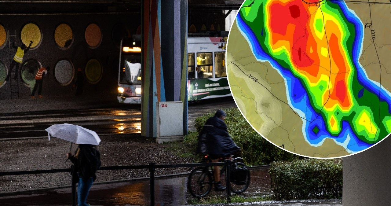 Z chmur poleją się potoki wody. "Dziś pogodowo sporo się będzie działo!"